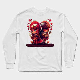 Celebrate love with a royal couple and their sceptres Long Sleeve T-Shirt